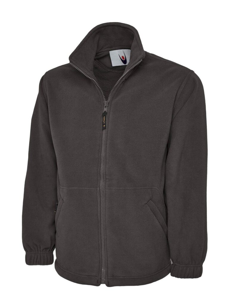 Uneek UC604 Classic Full Zip Fleece Jacket - Grey