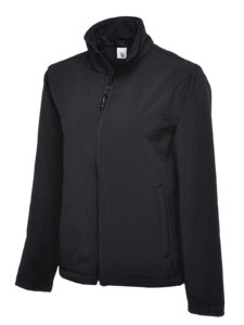 Uneek UC612 Classic Full Zip Soft Shell Jacket - Black