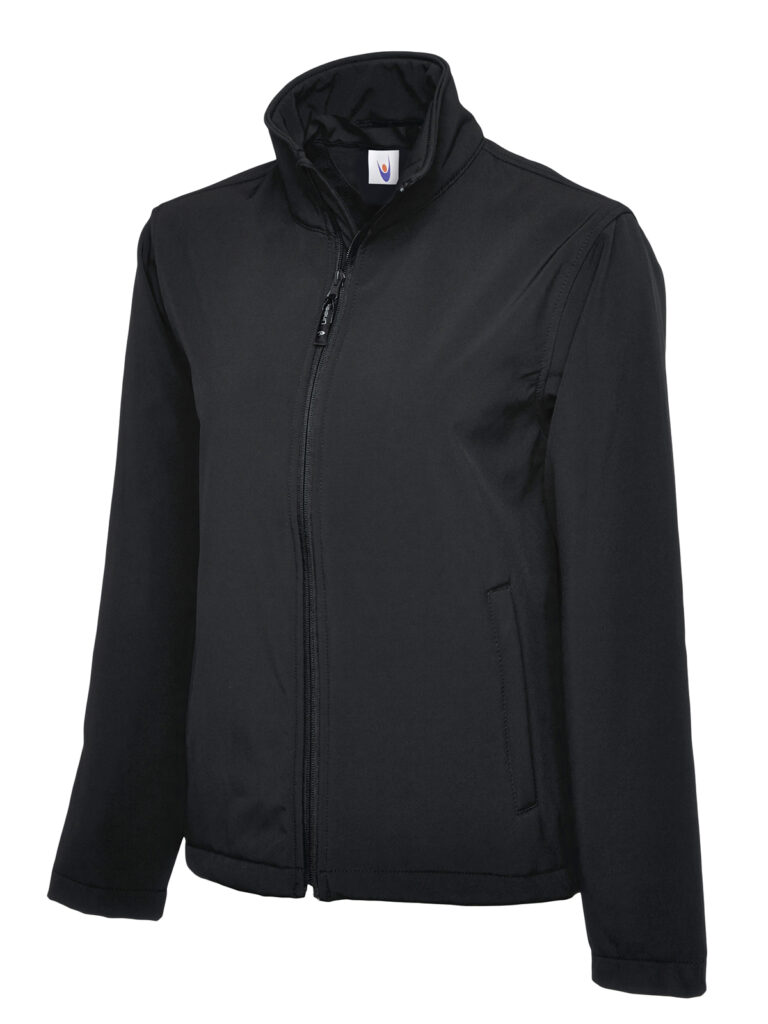 Uneek UC612 Classic Full Zip Soft Shell Jacket - Black