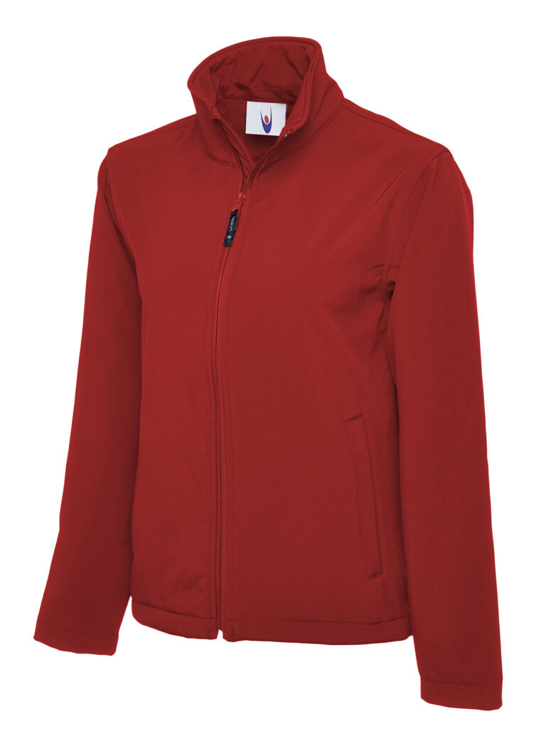 Uneek UC612 Classic Full Zip Soft Shell Jacket - Red
