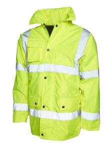 Uneek UC803 Hi Vis Road Safety Jacket - Yellow