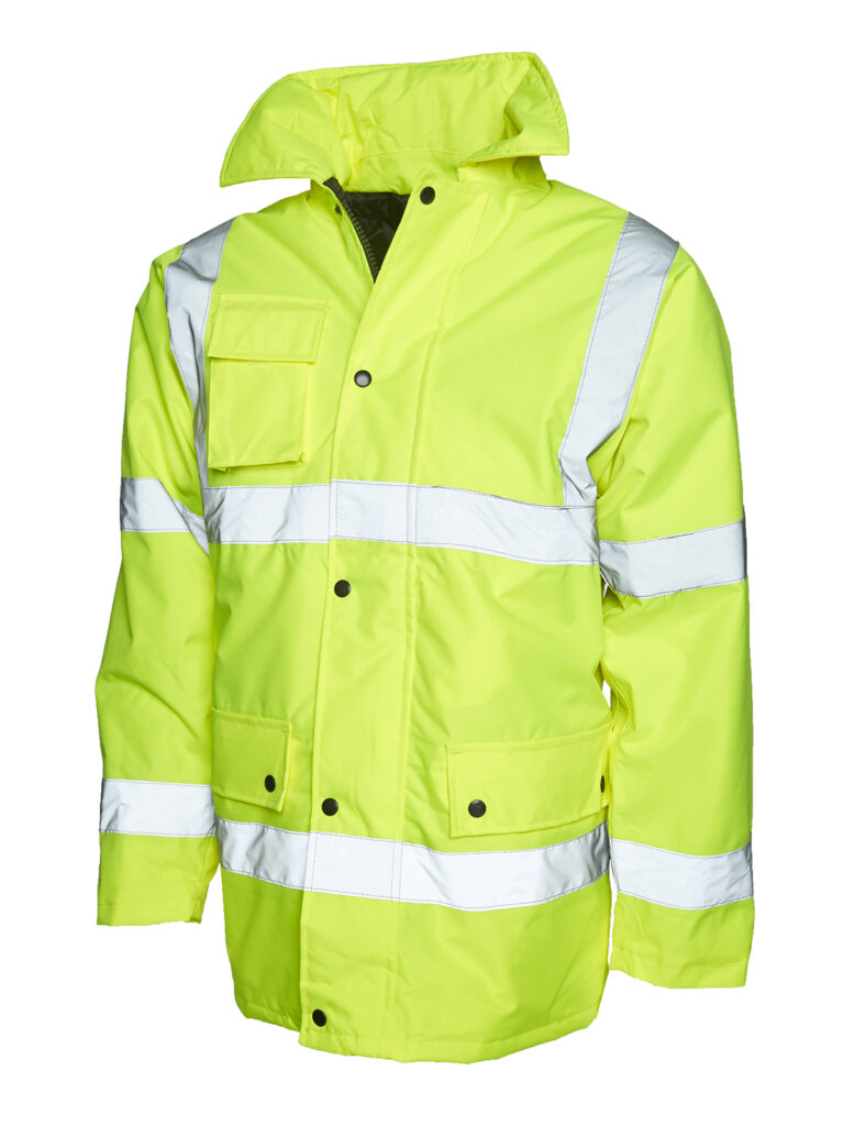 Uneek UC803 Hi Vis Road Safety Jacket - Yellow