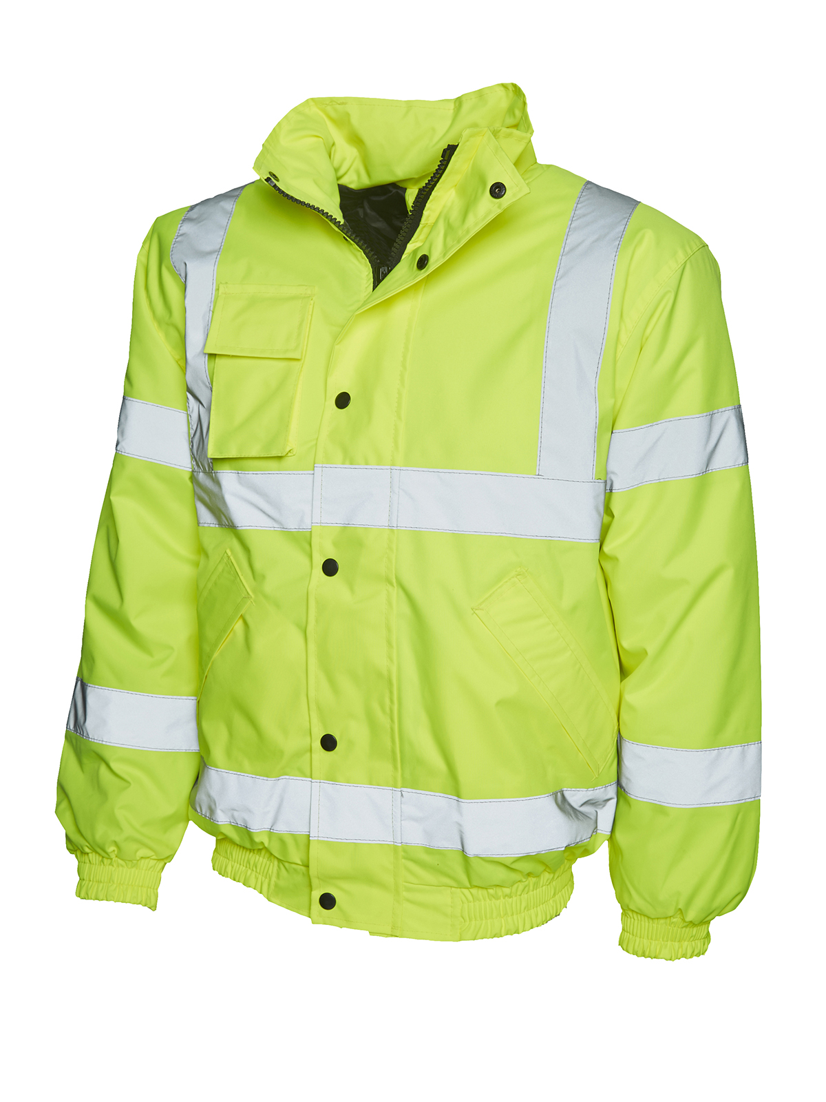 Uneek UC804 Hi Vis Bomber Jacket - Yellow