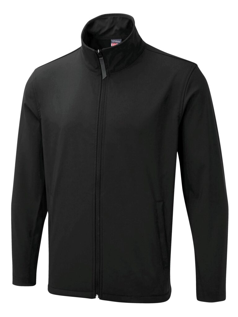 Uneek UX10 The UX Printable Soft Shell Jacket - Black