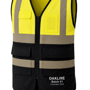 OAKLINE PRO The Blake Hi-Vis Executive Vest - Yellow - Founders Club
