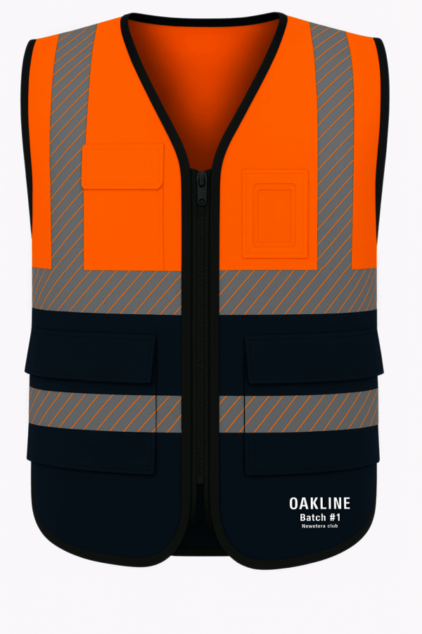 OAKLINE PRO The Blake Hi-Vis Executive Vest - Orange - Founders Club