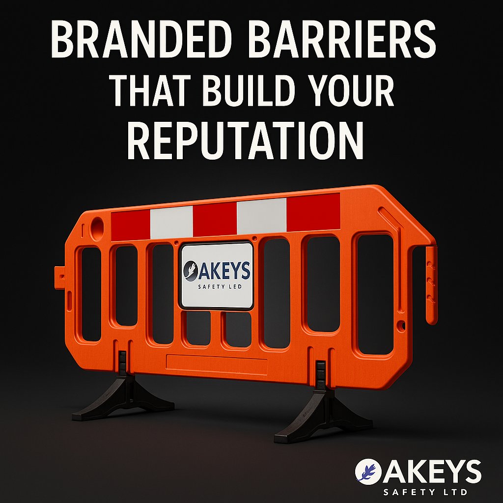 How Branded Barriers Improve Site Professionalism and Brand Visibility