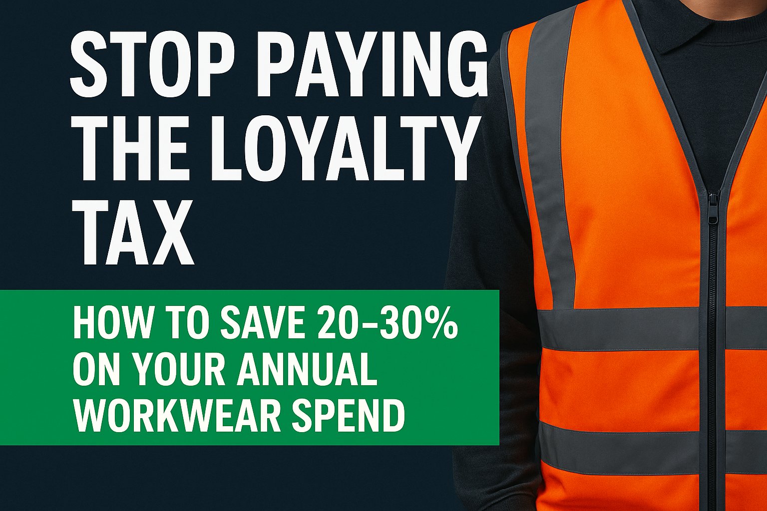 Stop Paying the Loyalty Tax: How to Save 20–30% on Your Annual Workwear Spend