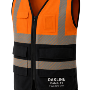 OAKLINE PRO The Blake Hi-Vis Executive Vest - Orange - Founders Club