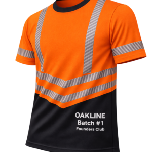 OAKLINE PRO The Robin Hi-Vis T-Shirt - Orange - Founders Club