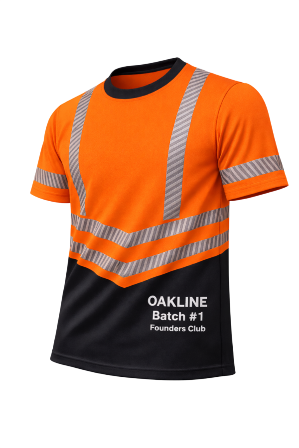 OAKLINE PRO The Robin Hi-Vis T-Shirt - Orange - Founders Club