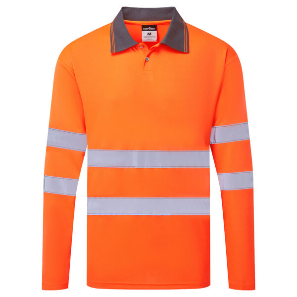 Portwest ES277 ES1 Essential Hi-Vis Polo Shirt L/S