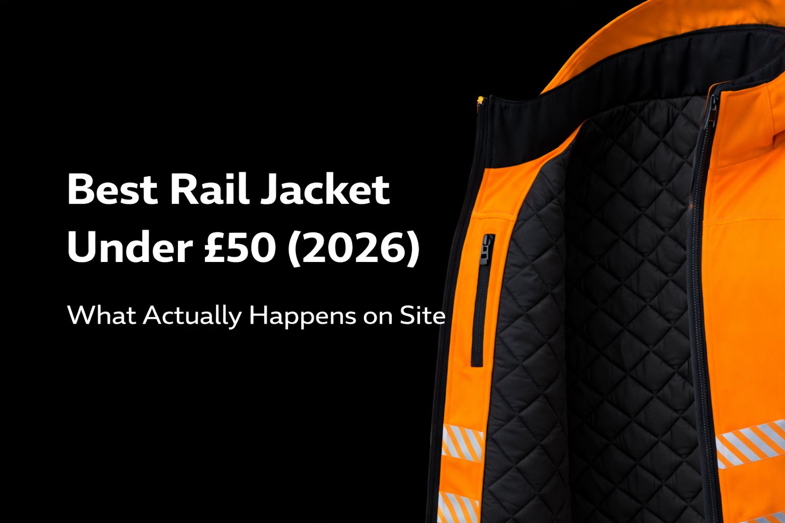 Best Rail Jacket Under £50 (2026) - What Actually Happens on Site