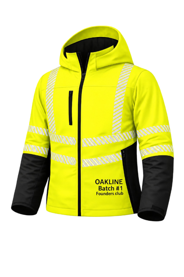 OAKLINE PRO The Kimi Slim Fit Hi Vis Jacket - Yellow - Founders Club
