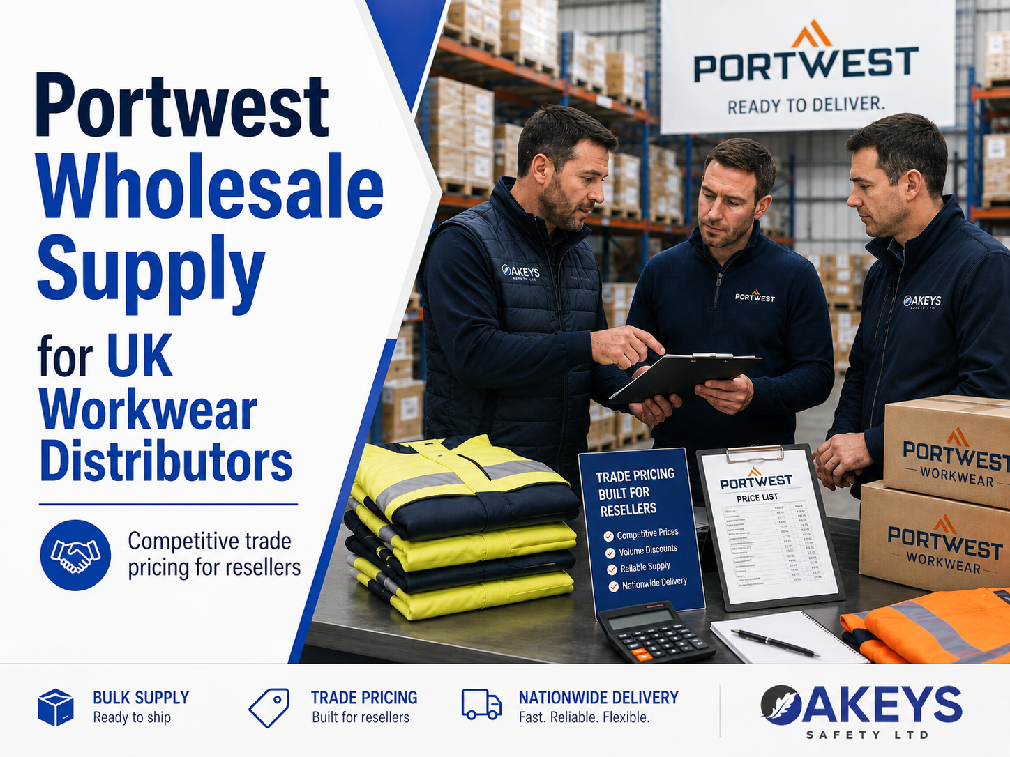 Portwest Wholesale Supply for UK Workwear Distributors