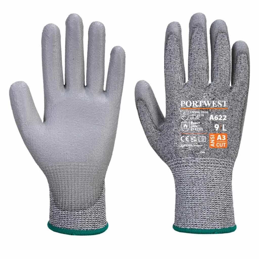 Portwest A622 MR Cut PU Palm Gloves