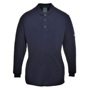 Portwest FR758 Modaflame Knit FR Women's Long Sleeve Polo Shirt