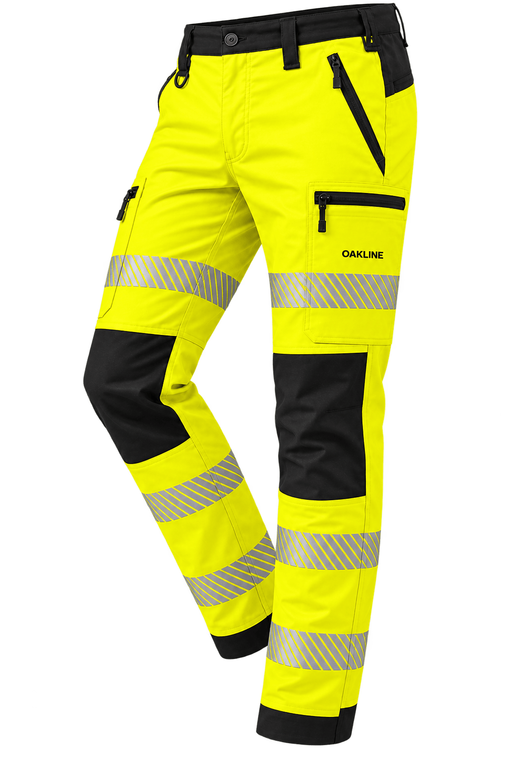 OAKLINE The Calder Stretch Hi Vis Trousers - Yellow