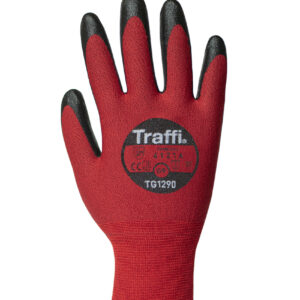 Traffi TG1290 X-DURA Ultra PU Cut Level A Safety Glove - Pack of 10