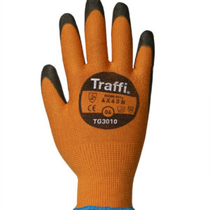 Traffi TG3010 X-DURA Classic PU Cut Level B Safety Glove - Pack of 10