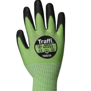 Traffi TG5210 X-DURA METRIC PU Cut Level C Safety Glove - Pack of 10