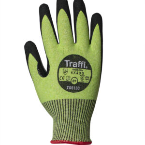 Traffi TG5130 Heat Resistant Cut Level D Safety Glove - Pack of 10