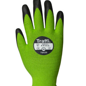 Traffi TG535 X-DURA NITRILE FOAM Cut Level C Safety Glove - Pack of 10
