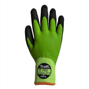 Traffi TG5570 X-DURA LATEX WATER RESISTANT Cut Level F Safety Glove - Pack of 10