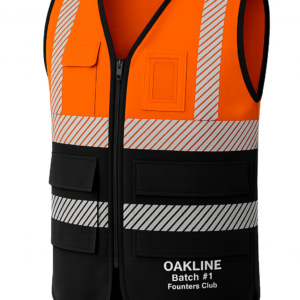 OAKLINE PRO The Blake Hi-Vis Executive Vest - Orange - Founders Club
