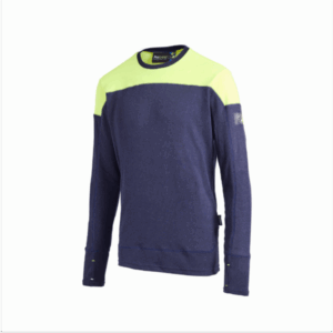 ProGARM TS254F Ladies Arc Flash Long Sleeve T-Shirt - Navy/Yellow